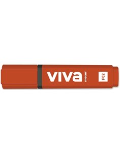 Molin Viva Marqueur Fluo - Trait entre 1 et 5mm - Encre Avec Base de Eau - Couleur Rouge