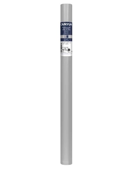 Canson Rollo de Papier Seda 17g/m² - Rollo de 50x500cm - Idéal Pour Manualidades et Decoracion - Couleur Argent
