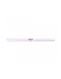 Apli Rollo de Polipropileno Transparent 3x0.50m 50 micras - Adhésif Reposicionable - Système Easy Peel - Cuadricula de Precision