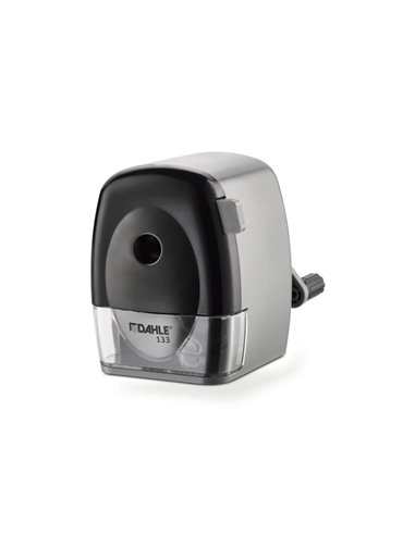 Dahle 133 Afilalapices de Manivela - Pour Lapices de 8 à 11,5mm Ø - Fresa de Acier - Forma de Pointe Réglable - Gran Deposito - 