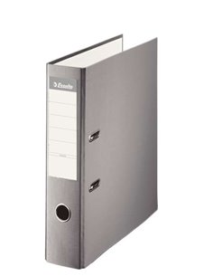Esselte Archivador de Palanca - Format Folio - Lomo 75mm - Capacité Pour 500 Feuilles - Couleur Gris