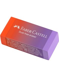 Faber-Castell Dust Free Flow Présentoir Avec 24 Gomas de Borrar - Sans de PVC - Bajo Residuo - Couleurs assorties