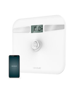 Cecotec Surface Precision 10200 Smart Healthy White Bascula Corporal Jusqu'à 180kg - Energia Sans Pilas - Bluetooth - 4 Sensores