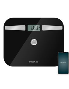 Cecotec Surface Precision 10200 Smart Healthy Black Bascula Corporal Jusqu'à 180kg - Energia Sans Pilas - Bluetooth - 4 Sensores