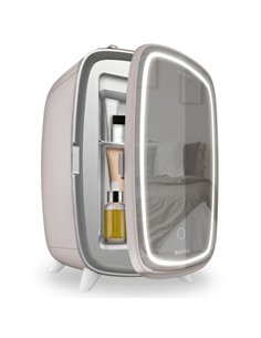 Cecotec CoolingBeauty 6000 Mirror Rose Nevera Pour Cosmeticos Avec Espejo - Capacité 6L - Luz LED Avec 3 Intensidades - Silencio