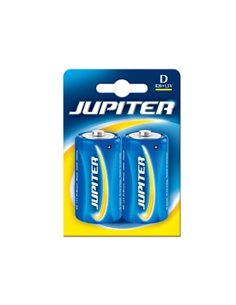 Jupiter Pack de 2 Pilas Salinas D R20 - Pilas Salinas Pour Aparatos de Bajo Consumo