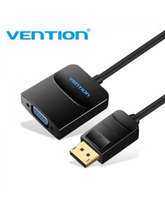 Vention Conversor Displayport Mâle à VGA Femelle - 0.15m - Couleur Noir