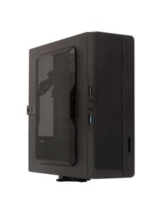 Unykach UK1007 Boîte Torre Mini-ITX - Alimentation 150W Incluida - Taille Disco Soportado 2.5" - USB-À 2.0/3.2 et Audio
