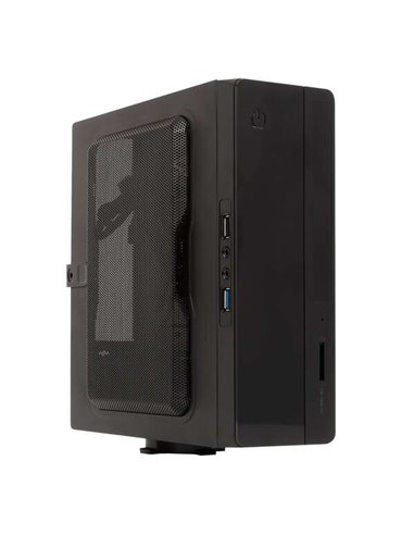 Unykach UK1007 Boîte Torre Mini-ITX - Alimentation 150W Incluida - Taille Disco Soportado 2.5" - USB-À 2.0/3.2 et Audio