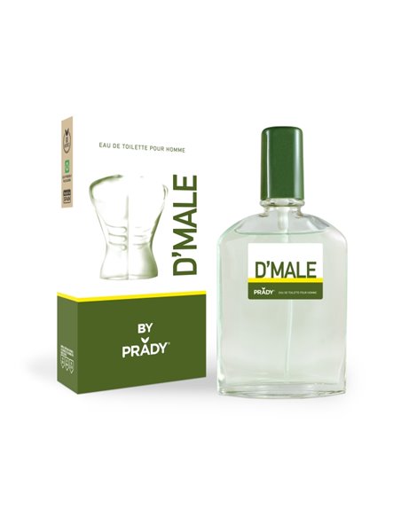 Prady Colonia de Hombre D´Male - Flacon de 90 ml - Spray pulvérisateur
