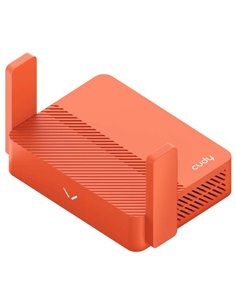 Cudy TR1200 Router de Viaje WiFi AC1200 Double Banda - 1x Puerto Wan 100/10 Mbps et 1x Puertos Lan 100/10 Mbps - 2 Antenas Exter