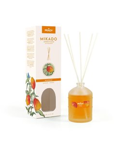 Prady Ambientador Mikado Mango - Flacon de Cristal 100 ml et Varitas Difusoras