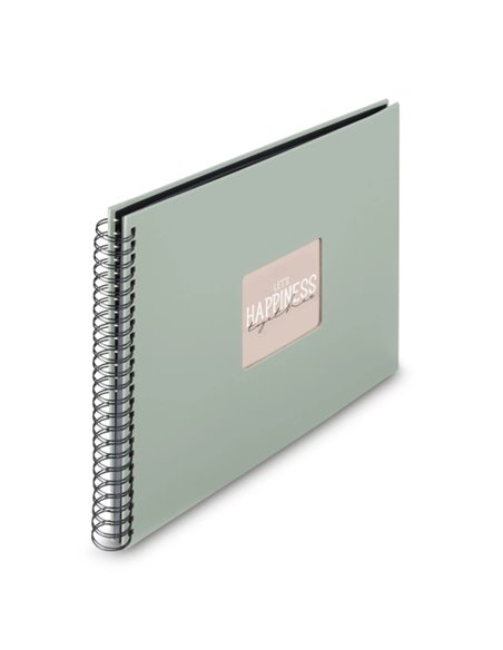 Hama Album de Fotos Avec Spirale - 300 Feuilles - 320x360mm - Couleur Vert Pastel