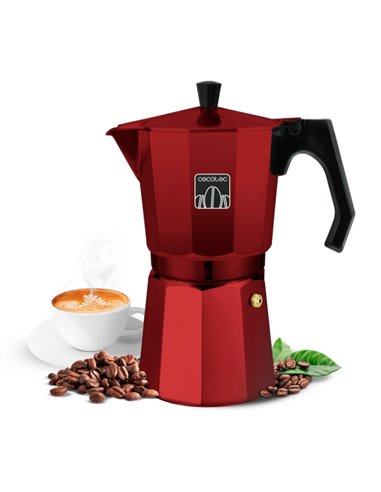 Cecotec Mokclassic 900 Cafetera Italiana Pour 9 Tazas - Aluminium Fundido - Adaptée Pour Gas, Electrica et Vitro - Facile à nett