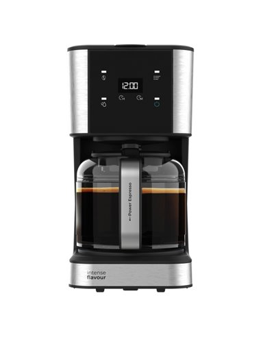 Cecotec Coffee 66 Drop and Touch Cafetera de Goteo - 950W - Panel Tactil Retroiluminado - Jarra de Cristal Résistant - Capacité 