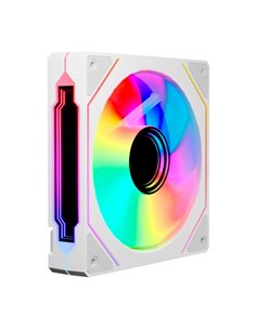 Abysm Gaming Arclight 3.0 Ventilateur 120mm Avec Iluminacion ARGB - Vitesse Max. 1600rpm - Couleur Blanc
