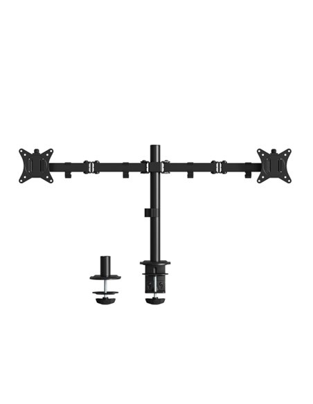 Ewent Support de Monitor de Escritorio - 2 Monitores de 13-32"-VESA Maximo 100x100 - Écran plana Jusqu'à 9 kg- Écran Curva Jusqu