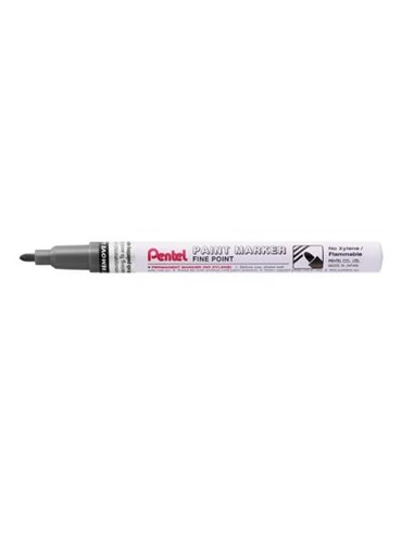 Pentel Paint Marker Marqueur de Pintura - Pointe Fina 2.9mm - Permanent en todas les Superficies - Résistant à Luz et Eau - Corp