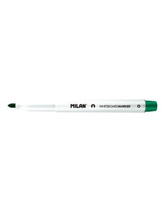 Milan Feutres Pour Tableau Blanca Avec Pointe Ronde - Pointe 3.7 mm - Encre à Base de Alcohol - Borrable en Seco - Couleur Vert