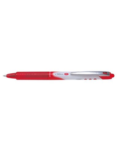 Pilot Stylo à bille de Encre Liquida V Ball RT 07 - Retractil - Pointe de Bola Conica 0.5mm - Trait 0.25mm - Grip de Goma - Coul