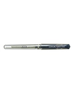 Uni-ball Signo Broad UM-153 Roller de Encre Gel - Pointe de Bola 1mm - Trait Estilografico - Sujecion de Caucho - Couleur Bleu F