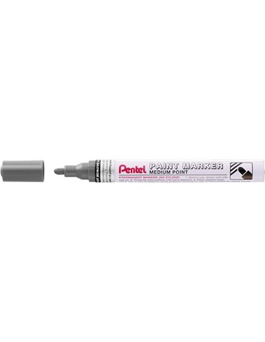 Pentel Paint Marker Marqueur de Pintura - Pointe Media 4.5mm - Permanent en todas les Superficies - Résistant à Luz et Eau - Cor