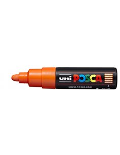 Posca PC-7M Marqueur de Pintura - Pointe de Bala 4.5-5.5mm - Encre Base al Eau - Résistant à la Luz - Couleur Orange
