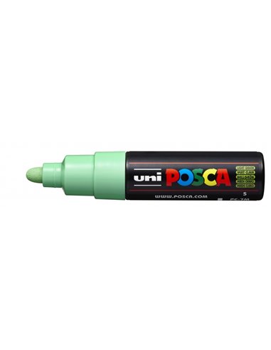 Posca PC-7M Marqueur de Pintura - Pointe de Bala 4.5-5.5mm - Encre Base al Eau - Résistant à la Luz - No Permanent - Couleur Ver