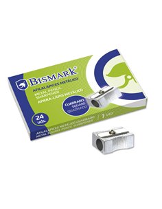 Bismark Afilalapiz Metalico Pour Lapices Normales - Couleur Acier