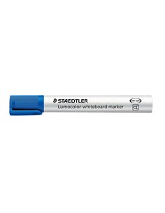 Staedtler Lumocolor 351 Feutre Pour Tableau - Pointe Ronde - Trait 2mm - Capuchon Avec Clip - Couleur Bleu