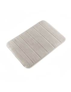 Innovagoods Alfombra de Aseo Viscoelastica - Antidérapant - Superabsorbente - Facile Nettoyage - 55x40x1cm - Couleur Blanc