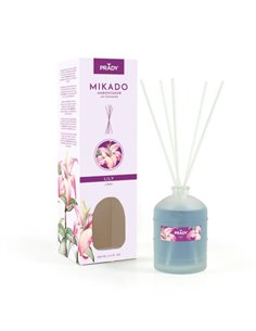 Prady Ambientador Mikado Lily - Flacon de Cristal 100 ml et Varitas Difusoras