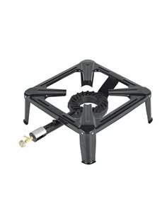 Muvip Cocina de Gas 1 Fuego - Quemador de Hierro Fundido - 7kw de Potencia - Llave de Regulacion de Gas