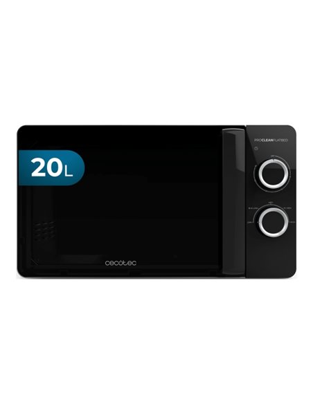 Cecotec Proclean 3030 Flatbed Micro-ondes Sans Plato - Potencia de 700W - Capacité 20L - Revestimiento Ceramico - Temporizador 3