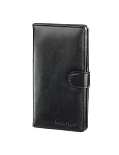 Hama Vegas Étui Pour Tarjetas de Memoria SD et Micro-SD - Capacité Jusqu'à 12 Tarjetas - Cuir - 8x1.6x13.7cm - Couleur Noir