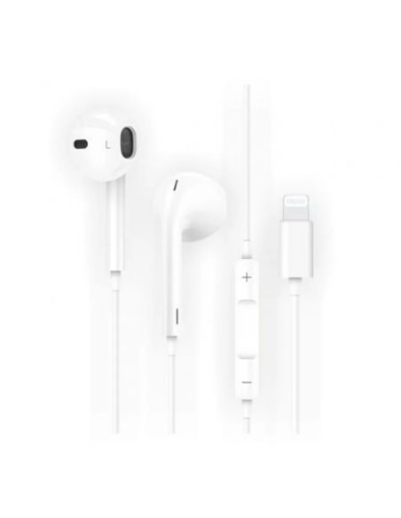 TechOneTech ear Tech Hip Écouteurs Intraurales Sider Lightning - Microfono Intégré - Asistente Voz - Câble de 1.20m