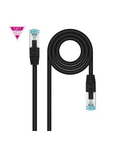 Nanocable Câble Réseau Cat.7 LSZH SFTP PIMF AWG26 25cm - Couleur Noir