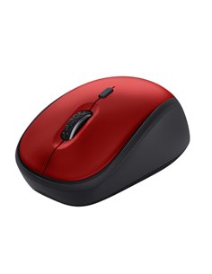 Trust Ivy+ Souris Inalambrico - 1600dpi - Compact - 12 Meses de Atonomia - Couleur Rouge