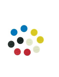 Nobo Pack de 10 Imanes Magneticos Pour Tableau Blanca - 24mm - Couleurs assorties
