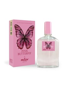 Prady Colonia de Mujer Pink Butterfly - Flacon de 90 ml - Spray pulvérisateur