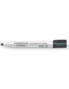 Staedtler Lumocolor 351 Marqueur Pour Tableau Blanca - Pointe Biselada 2 - 5mm Aprox - Séchage rapide - Couleur Noir