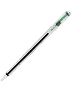 Pentel SuperB Stylo à bille de Bola - Pointe Fina 0.7mm - Trait 0.35mm - Encre Avec Base de Aceite - Couleur Vert