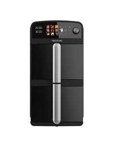 Cecotec Cecofry DuoLevel 10000 Freidora de Aire Double - Potencia 2400W - Capacité 10L - Temperatura Regulable - Écran Tactil - 