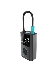Cecotec Air Max Inflador Electrico - 150psi de Presion Maxima - Compatibilidad Multiple - Double Batterie de Litio 2000mAh - USB