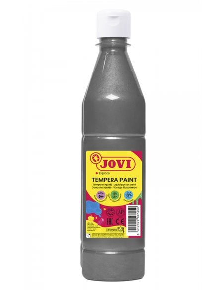 Jovi Tempera Paint Tempera Liquida 500ml - Base Eau - Lista Pour Usar - Alto Poder Cubriente - Séchage rapide - Excelente Fluide