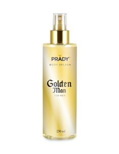 Prady Body Splash Golden Man - Flacon de 250 ml - Spray pulvérisateur