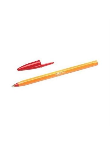 Bic Orange Original Fine Stylo à bille de Bola - Pointe Ronde de 0.8mm - Trait de 0.30mm - Encre Avec Base de Aceite - Corps Ora