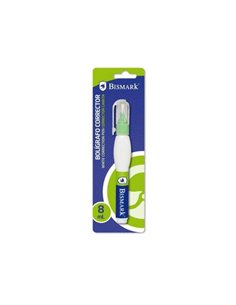 Bismark Stylo à bille Correcteur 8ml - Pointe Metalica Fina - Haute Precision - Design Ergonomique
