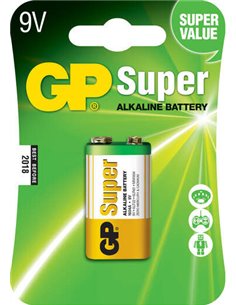 GP Pila Super Alcalina LR09 9V