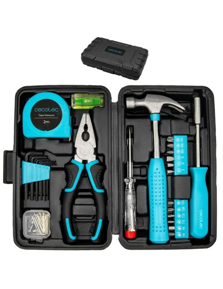 Cecotec ToolBox EasyGo Juego de Herramientas - 68 Piezas - Comprend Accesorios - Couleur Noir